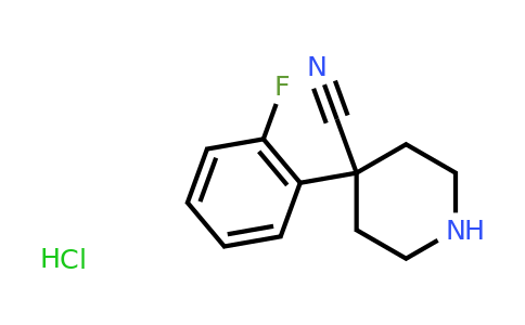 CAS 1450802-58-0 | 4-(2-Fluoro-phenyl)-piperidine-4-carbonitrile hydrochloride