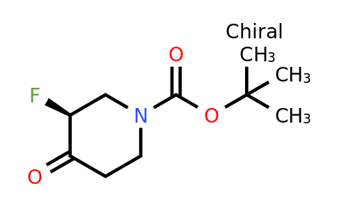 CAS 1450879-67-0 | tert-butyl (3S)-3-fluoro-4-oxopiperidine-1-carboxylate