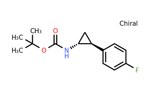 CAS 1450903-42-0 | trans-[2-(4-Fluoro-phenyl)-cyclopropyl]-carbamic acid tert-butyl ester