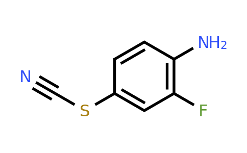 CAS 14512-85-7 | [(4-amino-3-fluorophenyl)sulfanyl]formonitrile