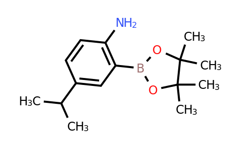 CAS 1451390-90-1 | 4-Isopropyl-2-(4,4,5,5-tetramethyl-1,3,2-dioxaborolan-2-YL)aniline