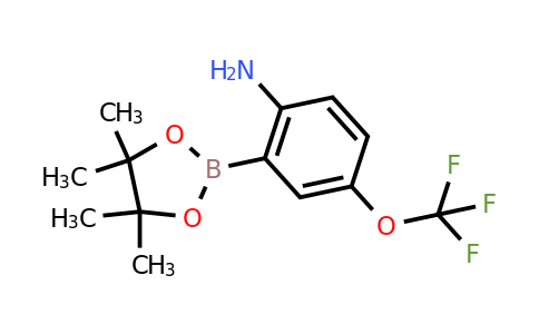 CAS 1451391-22-2 | 2-(4,4,5,5-Tetramethyl-1,3,2-dioxaborolan-2-YL)-4-(trifluoromethoxy)aniline
