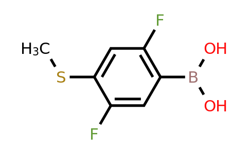 CAS 1451392-37-2 | 2,5-Difluoro-4-(methylsulfanyl)phenylboronic acid