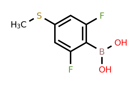 CAS 1451392-53-2 | 2,6-Difluoro-4-(methylthio)phenylboronic acid