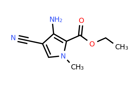 CAS 145162-36-3 | Ethyl 3-amino-4-cyano-1-methyl-1H-pyrrole-2-carboxylate