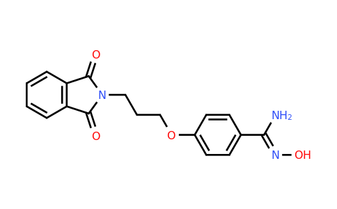 CAS 145259-45-6 | 4-(3-(1,3-Dioxoisoindolin-2-yl)propoxy)-N'-hydroxybenzimidamide