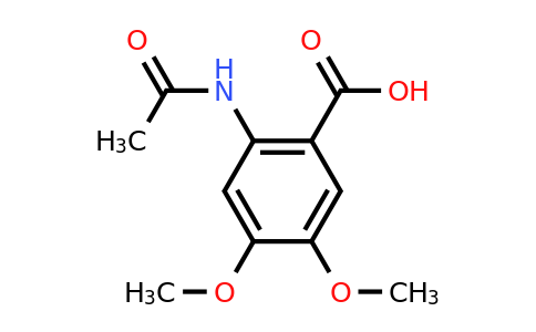 CAS 145352-75-6 | 2-acetamido-4,5-dimethoxybenzoic acid