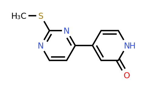 CAS 1453851-57-4 | 4-[2-(methylsulfanyl)pyrimidin-4-yl]-1,2-dihydropyridin-2-one