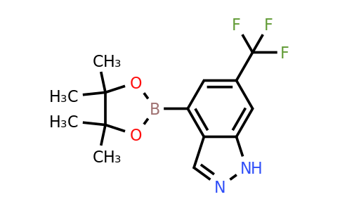 CAS 1454300-91-4 | 4-(tetramethyl-1,3,2-dioxaborolan-2-yl)-6-(trifluoromethyl)-1H-indazole