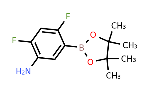 CAS 1454690-50-6 | 2,4-Difluoro-5-(4,4,5,5-tetramethyl-1,3,2-dioxaborolan-2-YL)aniline