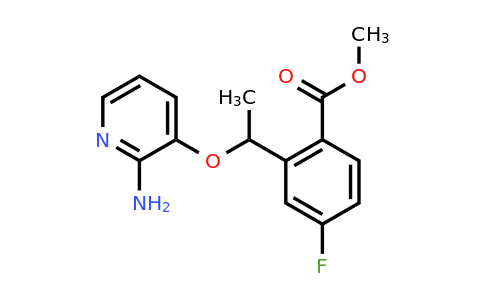 CAS 1454848-04-4 | methyl 2-[1-[(2-amino-3-pyridyl)oxy]ethyl]-4-fluoro-benzoate