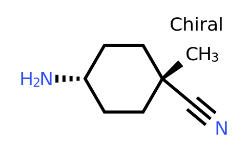 CAS 1455037-09-8 | cis-4-amino-1-methyl-cyclohexanecarbonitrile