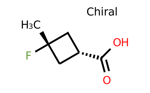 CAS 1455037-45-2 | cis-3-fluoro-3-methylcyclobutane-1-carboxylic acid
