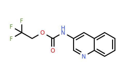 CAS 1455104-41-2 | 2,2,2-Trifluoroethyl N-(quinolin-3-yl)carbamate