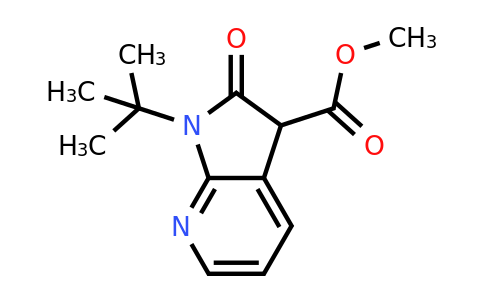 CAS 1455358-36-7 | methyl 1-tert-butyl-2-oxo-1H,2H,3H-pyrrolo[2,3-b]pyridine-3-carboxylate