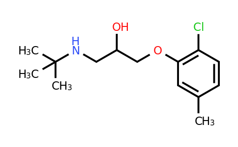 CAS 14556-46-8 | 1-(tert-butylamino)-3-(2-chloro-5-methylphenoxy)propan-2-ol