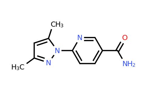 CAS 1456275-77-6 | 6-(3,5-Dimethylpyrazol-1-yl)pyridine-3-carboxamide