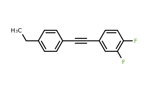 CAS 145698-42-6 | 4-((4-Ethylphenyl)ethynyl)-1,2-difluorobenzene