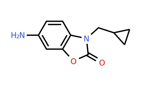CAS 1457420-33-5 | 6-Amino-3-(cyclopropylmethyl)-2,3-dihydro-1,3-benzoxazol-2-one