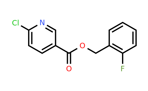 CAS 1457602-44-6 | (2-fluorophenyl)methyl 6-chloropyridine-3-carboxylate