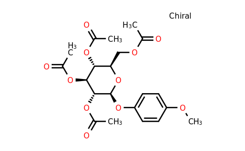 CAS 14581-81-8 | (2R,3R,4S,5R,6S)-2-(Acetoxymethyl)-6-(4-methoxyphenoxy)tetrahydro-2H-pyran-3,4,5-triyl triacetate