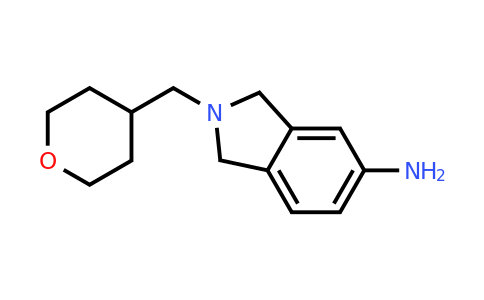 CAS 1458423-73-8 | 2-[(oxan-4-yl)methyl]-2,3-dihydro-1H-isoindol-5-amine