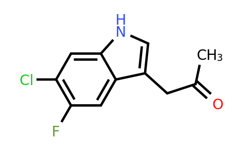 CAS 1458665-08-1 | 1-(6-chloro-5-fluoro-1H-indol-3-yl)propan-2-one
