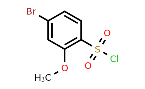 CAS 145915-29-3 | 4-bromo-2-methoxybenzene-1-sulfonyl chloride
