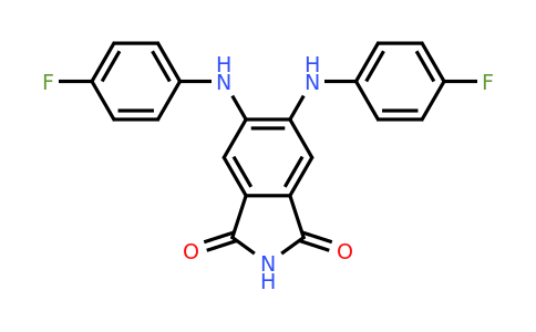 CAS 145915-60-2 | 5,6-Bis((4-fluorophenyl)amino)isoindoline-1,3-dione