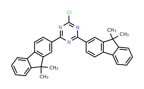 CAS 1459162-69-6 | 2-Chloro-4,6-bis(9,9-dimethyl-9H-fluoren-2-yl)-1,3,5-triazine