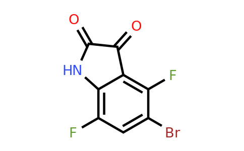 CAS 1459253-79-2 | 5-Bromo-4,7-difluoroindoline-2,3-dione