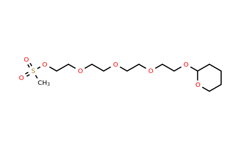 CAS 145927-73-7 | 2-(2-(2-(2-((Tetrahydro-2H-pyran-2-yl)oxy)ethoxy)ethoxy)ethoxy)ethyl methanesulfonate