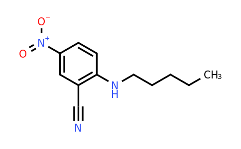 CAS 145980-95-6 | 5-Nitro-2-(pentylamino)benzonitrile