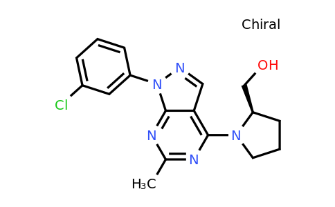 CAS 1461689-24-6 | [(2R)-1-[1-(3-chlorophenyl)-6-methyl-1H-pyrazolo[3,4-d]pyrimidin-4-yl]pyrrolidin-2-yl]methanol