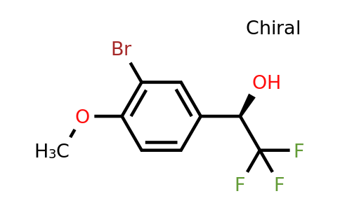 CAS 1461689-27-9 | (1R)-1-(3-bromo-4-methoxyphenyl)-2,2,2-trifluoroethan-1-ol