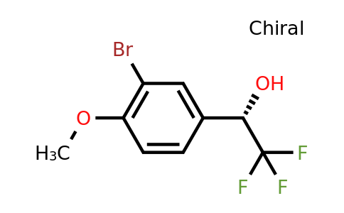 CAS 1461689-30-4 | (1S)-1-(3-bromo-4-methoxyphenyl)-2,2,2-trifluoroethan-1-ol