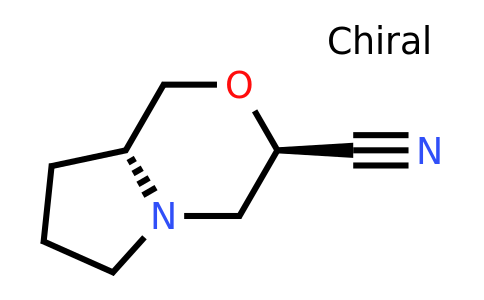 CAS 1461689-31-5 | (3R,8aR)-hexahydro-1H-pyrrolo[2,1-c][1,4]oxazine-3-carbonitrile