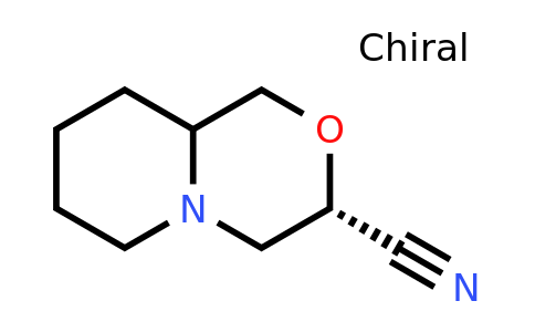 (3S)-octahydropyrido[2,1-c][1,4]oxazine-3-carbonitrile