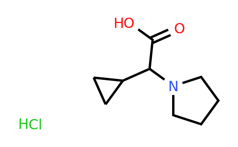 CAS 1461704-64-2 | 2-cyclopropyl-2-(pyrrolidin-1-yl)acetic acid hydrochloride