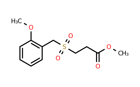 CAS 1461704-71-1 | methyl 3-[(2-methoxyphenyl)methanesulfonyl]propanoate