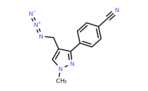 CAS 1461704-75-5 | 4-[4-(azidomethyl)-1-methyl-1H-pyrazol-3-yl]benzonitrile