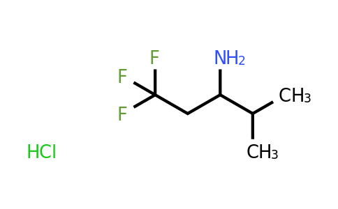 CAS 1461704-78-8 | 1,1,1-trifluoro-4-methylpentan-3-amine hydrochloride