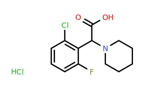 CAS 1461704-80-2 | 2-(2-chloro-6-fluorophenyl)-2-(piperidin-1-yl)acetic acid hydrochloride