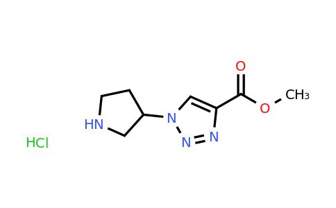 CAS 1461704-81-3 | methyl 1-(pyrrolidin-3-yl)-1H-1,2,3-triazole-4-carboxylate hydrochloride