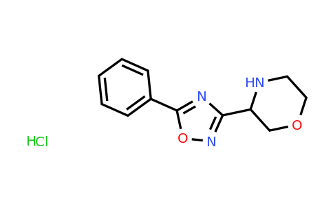 CAS 1461704-93-7 | 3-(5-phenyl-1,2,4-oxadiazol-3-yl)morpholine hydrochloride