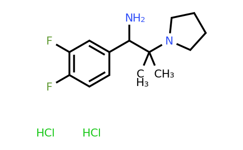 CAS 1461705-08-7 | 1-(3,4-difluorophenyl)-2-methyl-2-(pyrrolidin-1-yl)propan-1-amine dihydrochloride