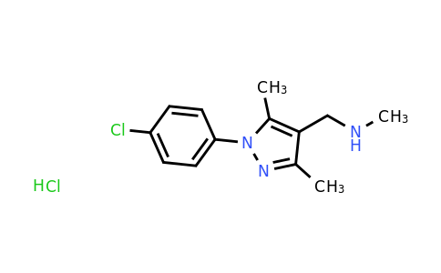 CAS 1461705-11-2 | {[1-(4-chlorophenyl)-3,5-dimethyl-1H-pyrazol-4-yl]methyl}(methyl)amine hydrochloride