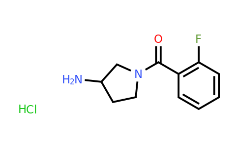 CAS 1461705-18-9 | 1-(2-fluorobenzoyl)pyrrolidin-3-amine hydrochloride