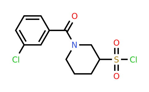 CAS 1461705-29-2 | 1-(3-chlorobenzoyl)piperidine-3-sulfonyl chloride