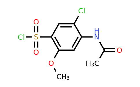 CAS 1461705-33-8 | 5-chloro-4-acetamido-2-methoxybenzene-1-sulfonyl chloride